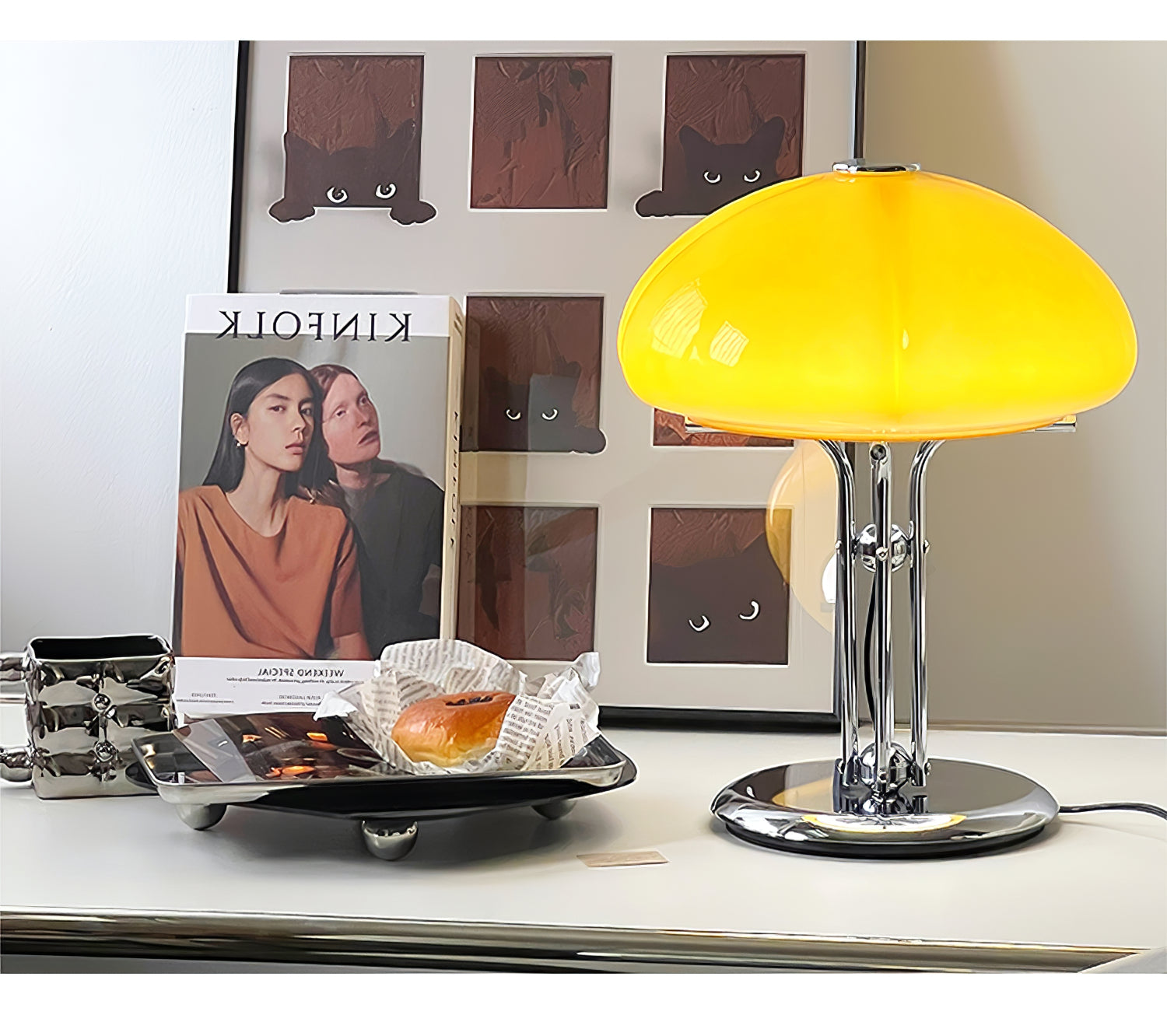 Améria | Lampe Bauhaus – Design Épuré et Lumière Ambiante
