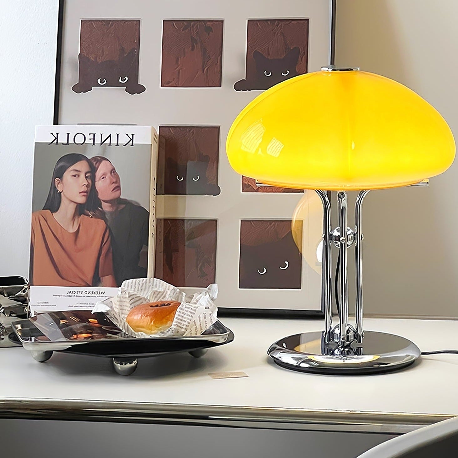 Améria | Lampe Bauhaus – Design Épuré et Lumière Ambiante