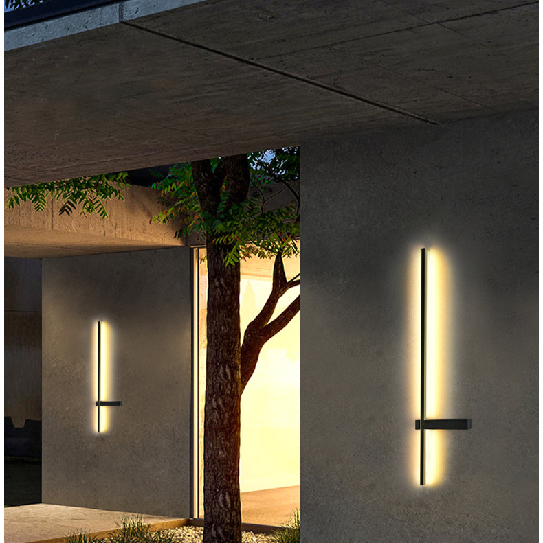 AuraPillar | Applique Murale Extérieure – Lumière Accueillante