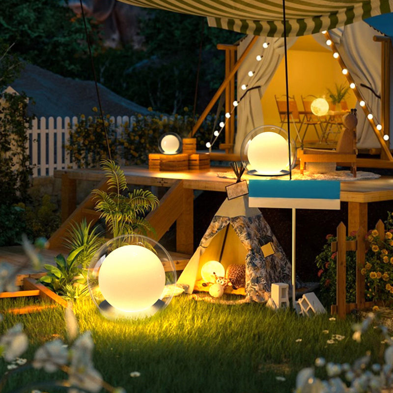 LunaDome | Lampe Pilier Extérieure – Élégance Nocturne et IP65