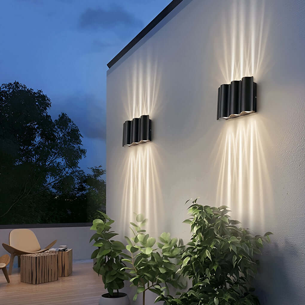 Ondatis - Applique Murale Extérieure 6 lumières
