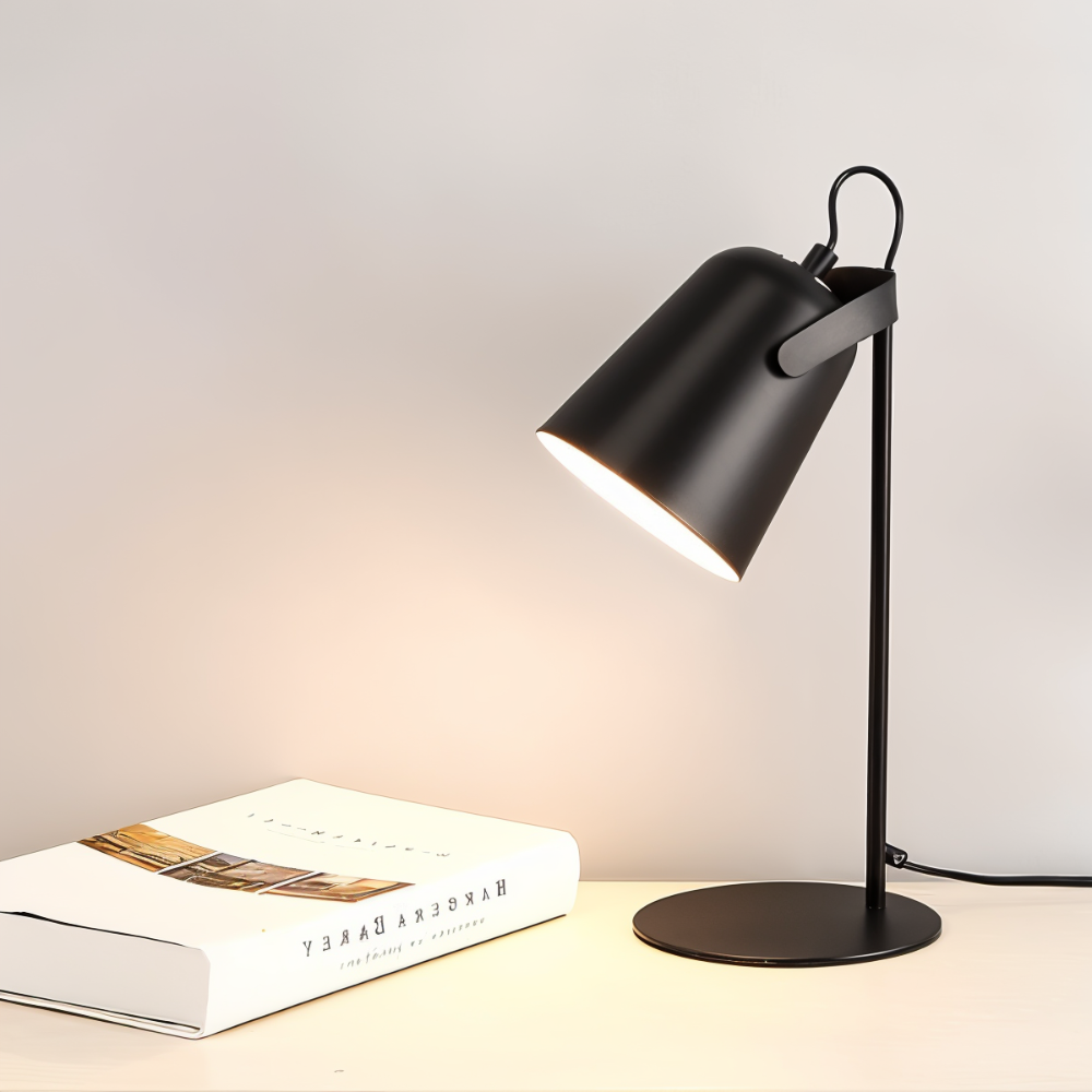Pivota - Lampe De Bureau Orientable Noir