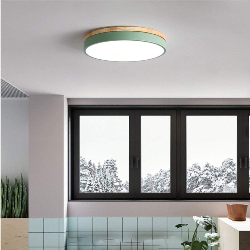 Plafonnier Design Scandinave en Bois Naturel et Métal – Luminaire Minimaliste pour Salon 5