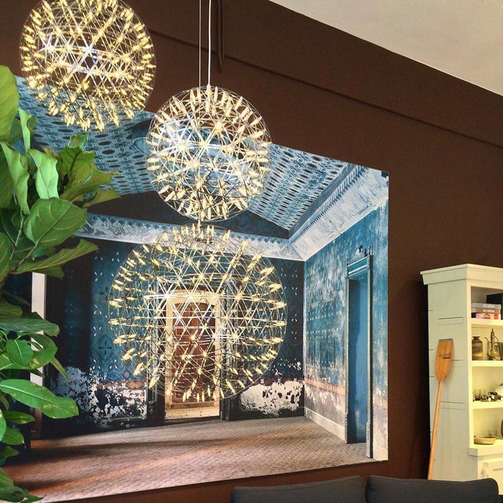 Stelliora | Lustre Boule LED – Éclat étoilé design contemporain