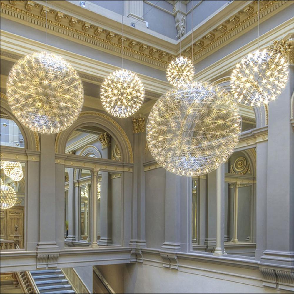 Stelliora | Lustre Boule LED – Éclat étoilé design contemporain