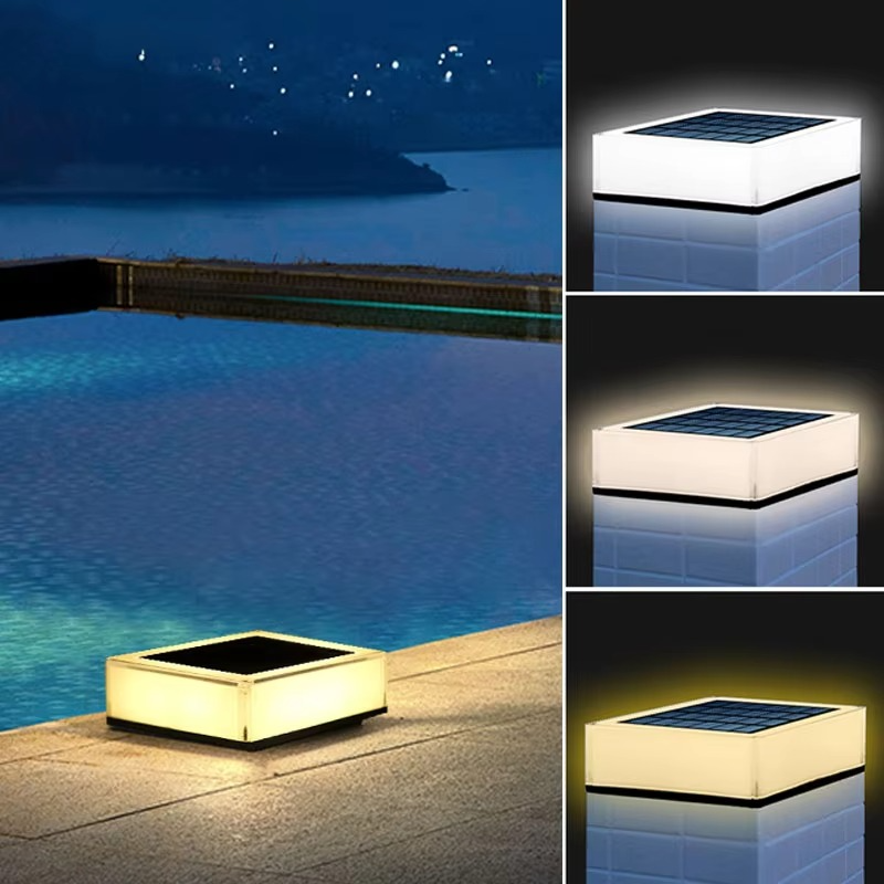 LightCrest | Lampe Solaire Design – Éclairage Élégant Extérieur