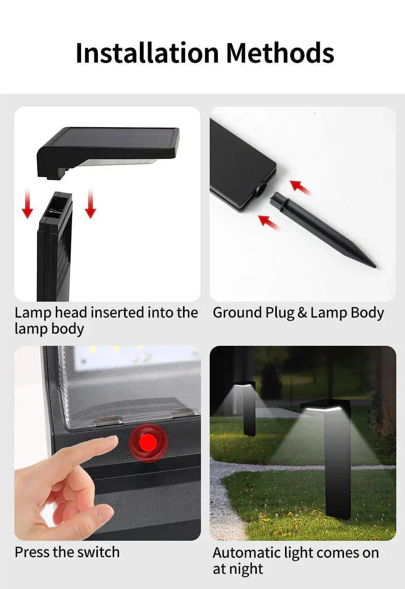 Néovia | Lampe de Jardin Solaire – Éclairage Décoratif et Écologique