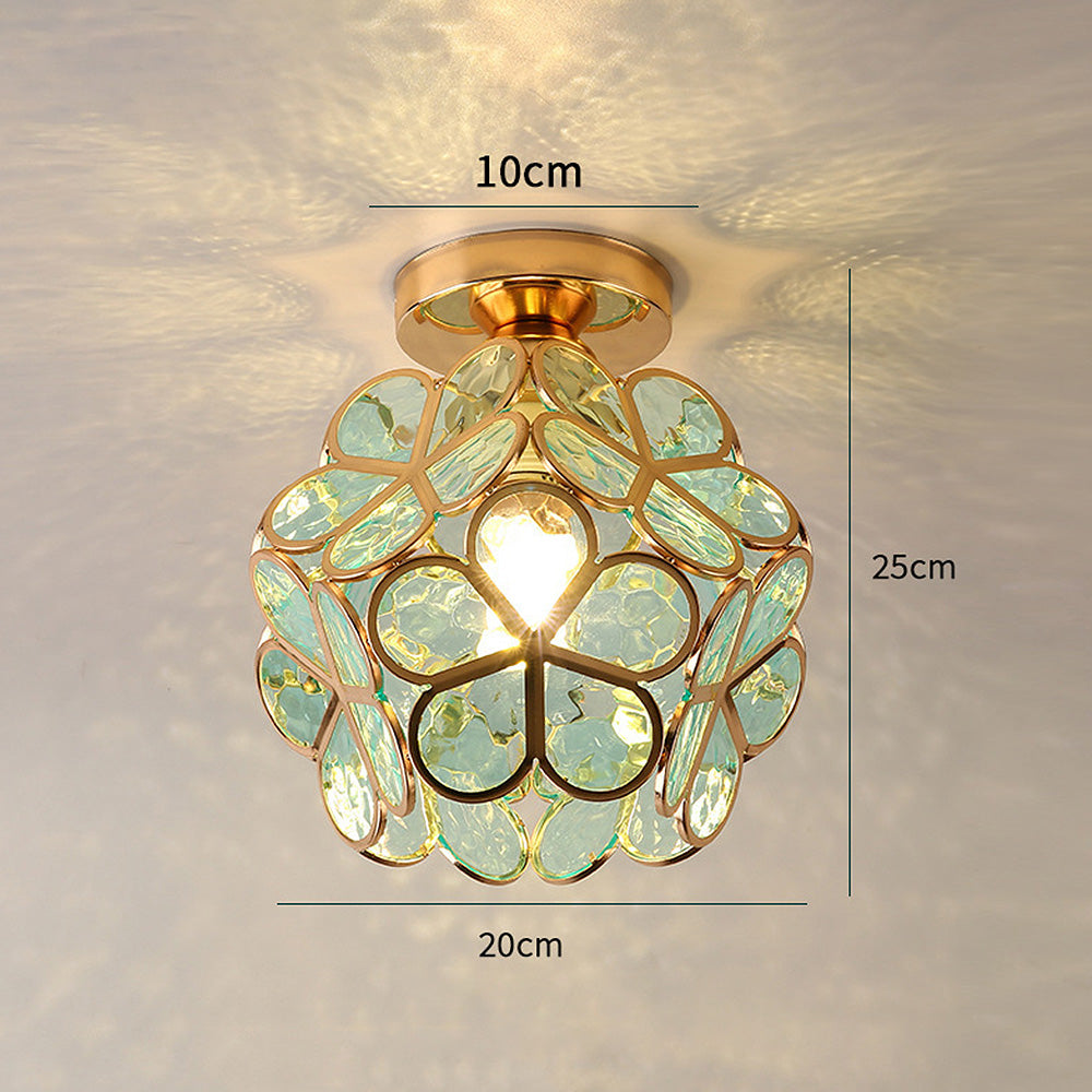 Aurivelle | Plafonnier en Verre – Élégance Unique et Lumière Douce