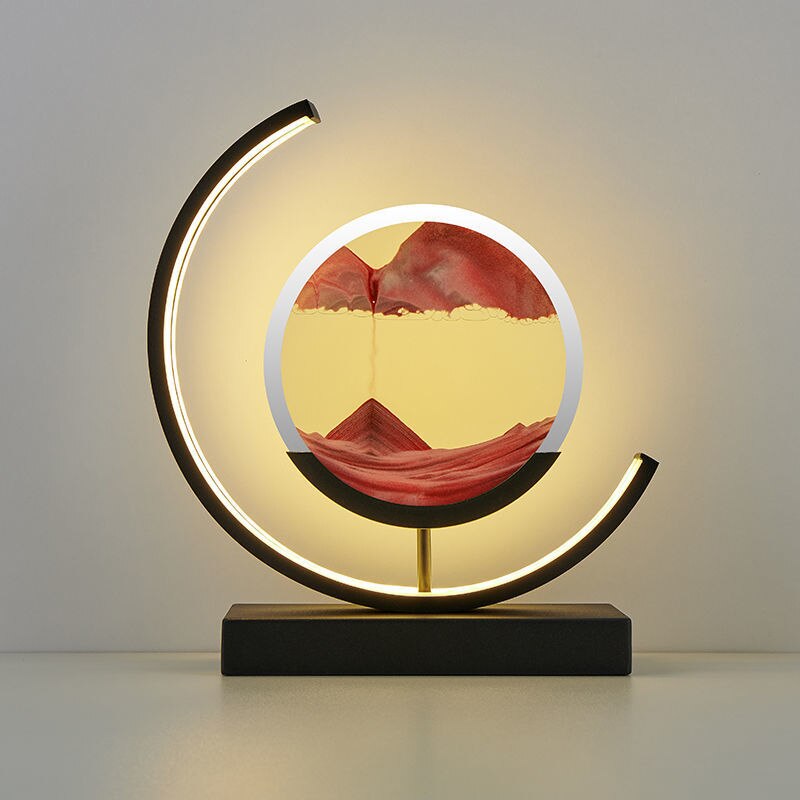 Éternia | Lampe Décorative LED – Paysages de sable apaisants