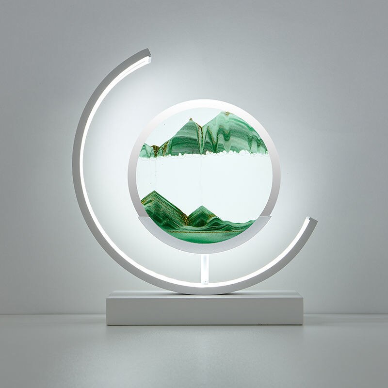 Éternia | Lampe Décorative LED – Paysages de sable apaisants