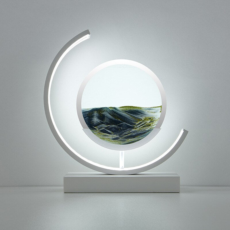 Éternia | Lampe Décorative LED – Paysages de sable apaisants