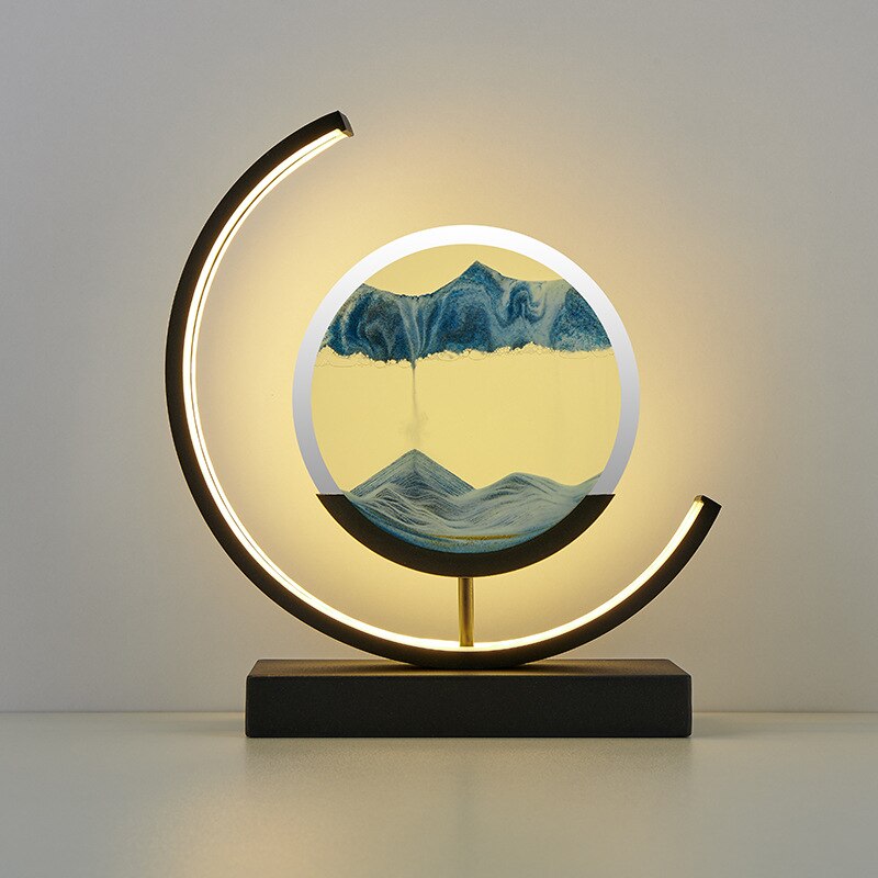 Éternia | Lampe Décorative LED – Paysages de sable apaisants