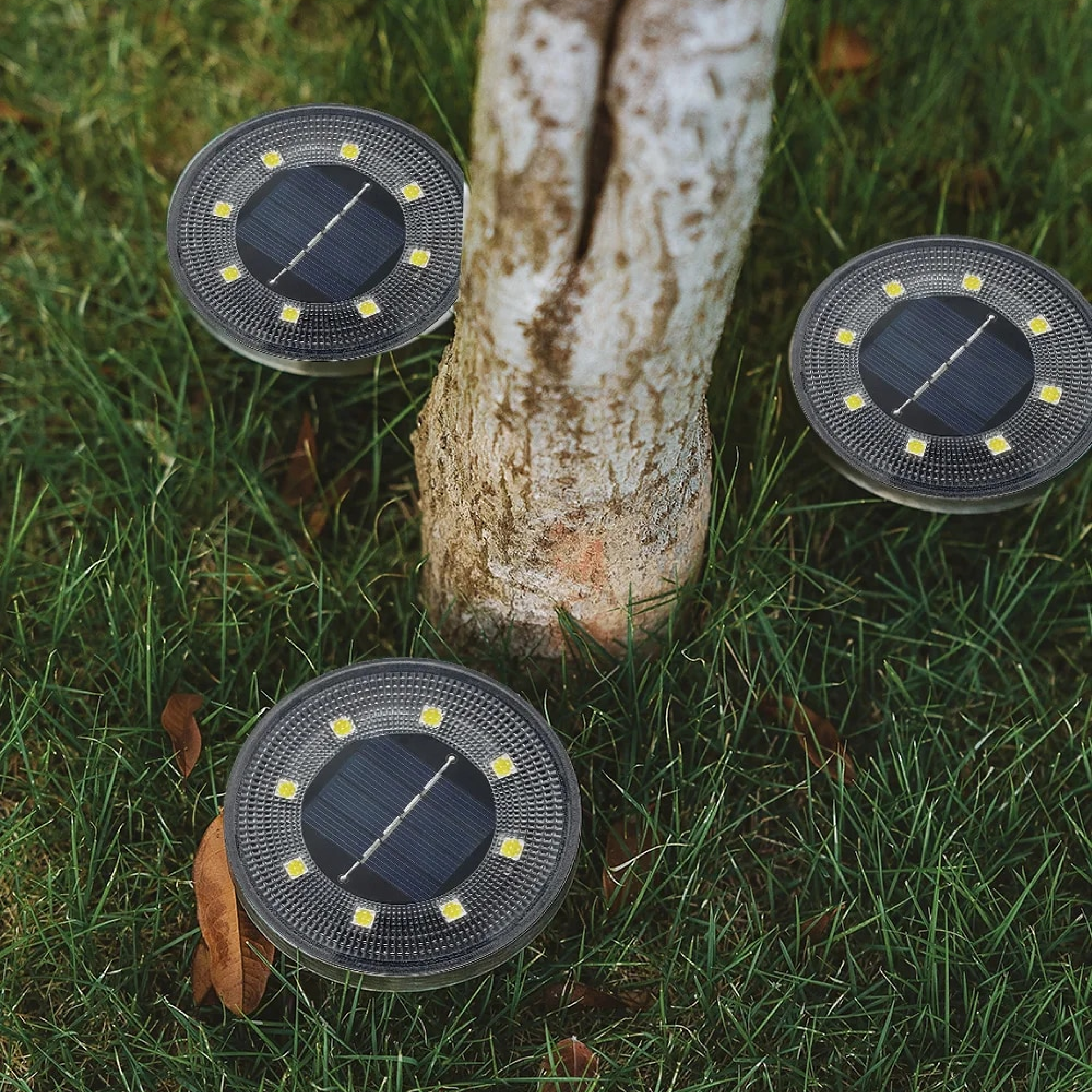 BrightDome | Lampes Solaires Extérieures – Éclairage Étanche Automatique