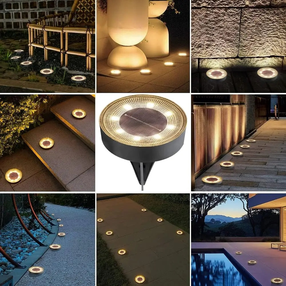 BrightDome | Lampes Solaires Extérieures – Éclairage Étanche Automatique