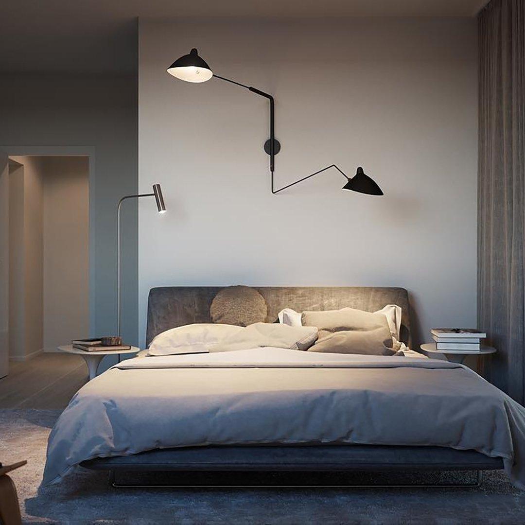 Améthia | Applique Murale – Design Élancé et Rotation Indépendante