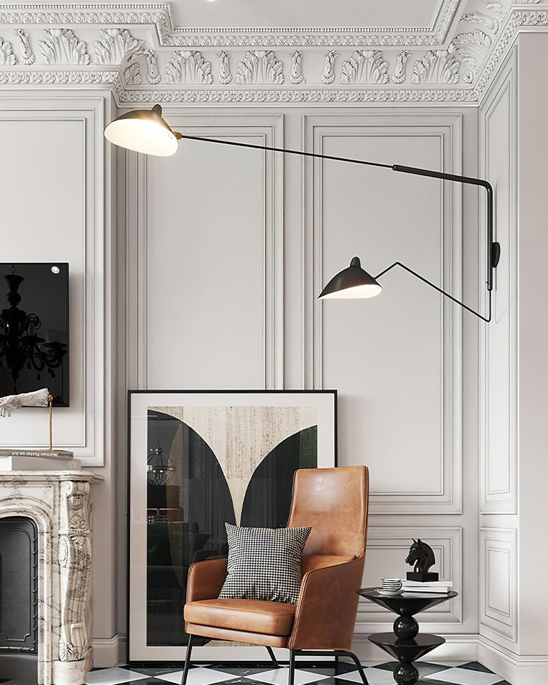 Améthia | Applique Murale – Design Élancé et Rotation Indépendante