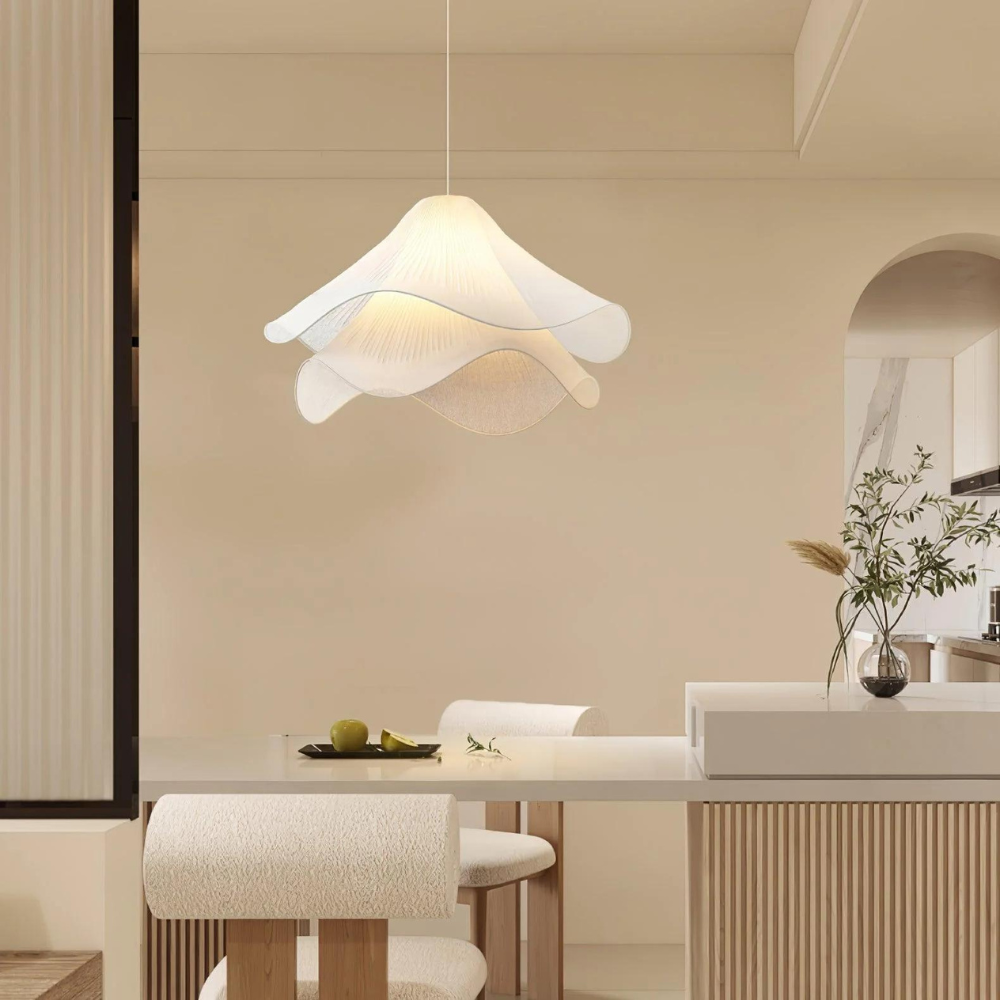Suspension Lumineuse Design Moderne avec Éclairage Doux, Longueur Ajustable en Métal Noir et Verre Opale 6