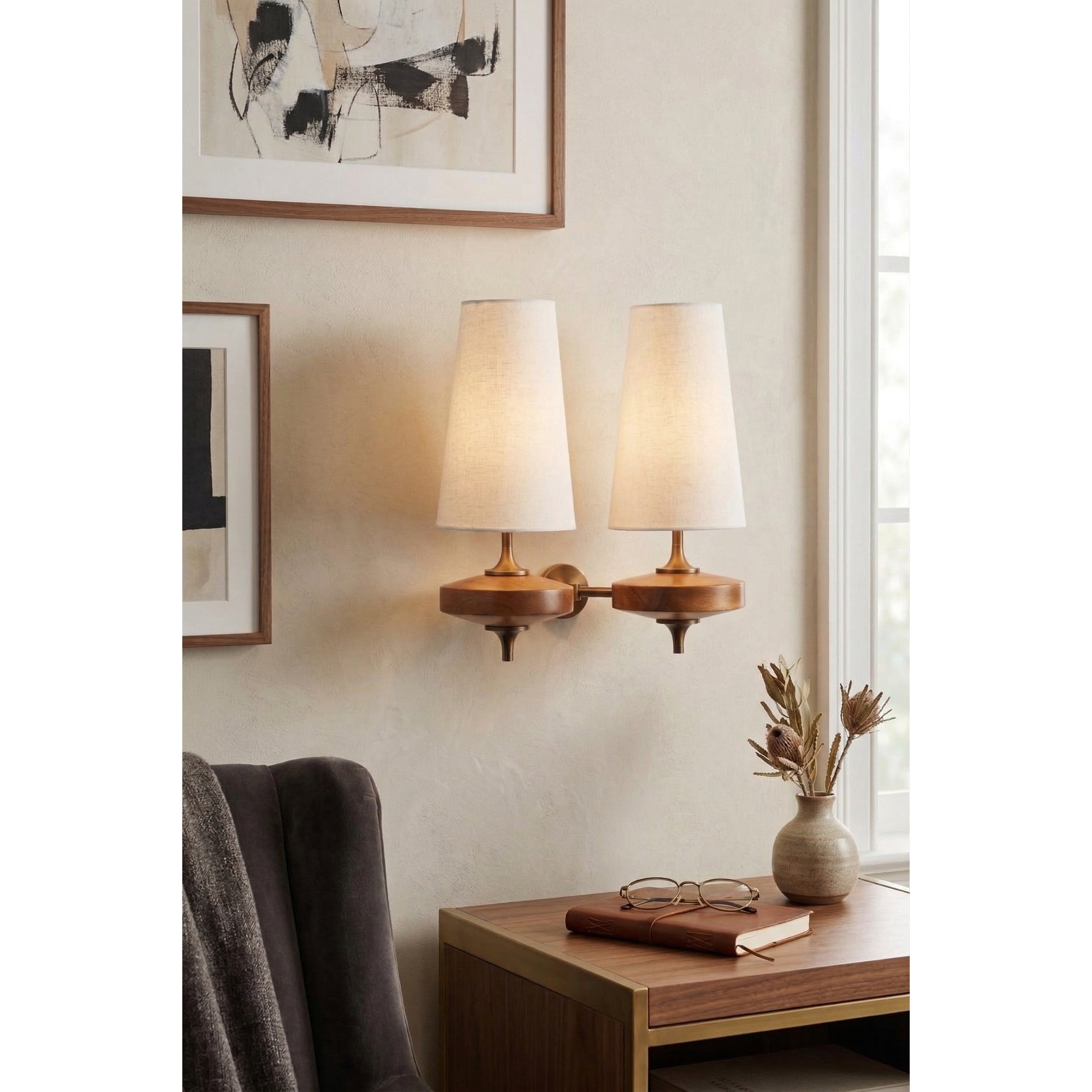 Sylvenis - Applique Murale Double