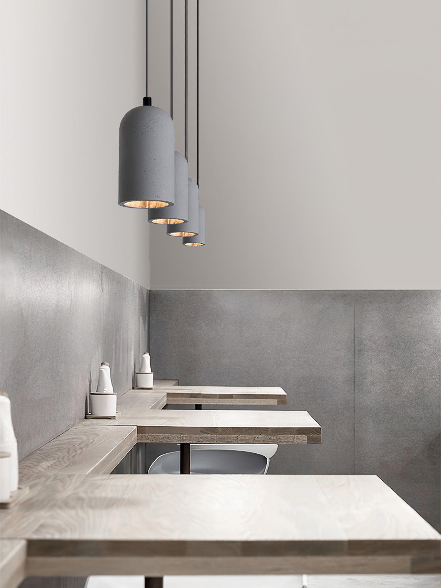 Terrazia | Lampe Suspendue – Béton recyclé design durable moderne