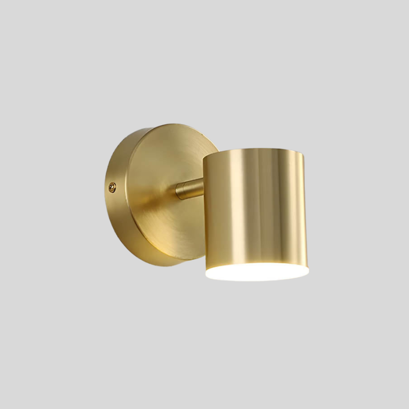 Clairora | Applique Murale LED Cuivre – Design Scandinave Élégant