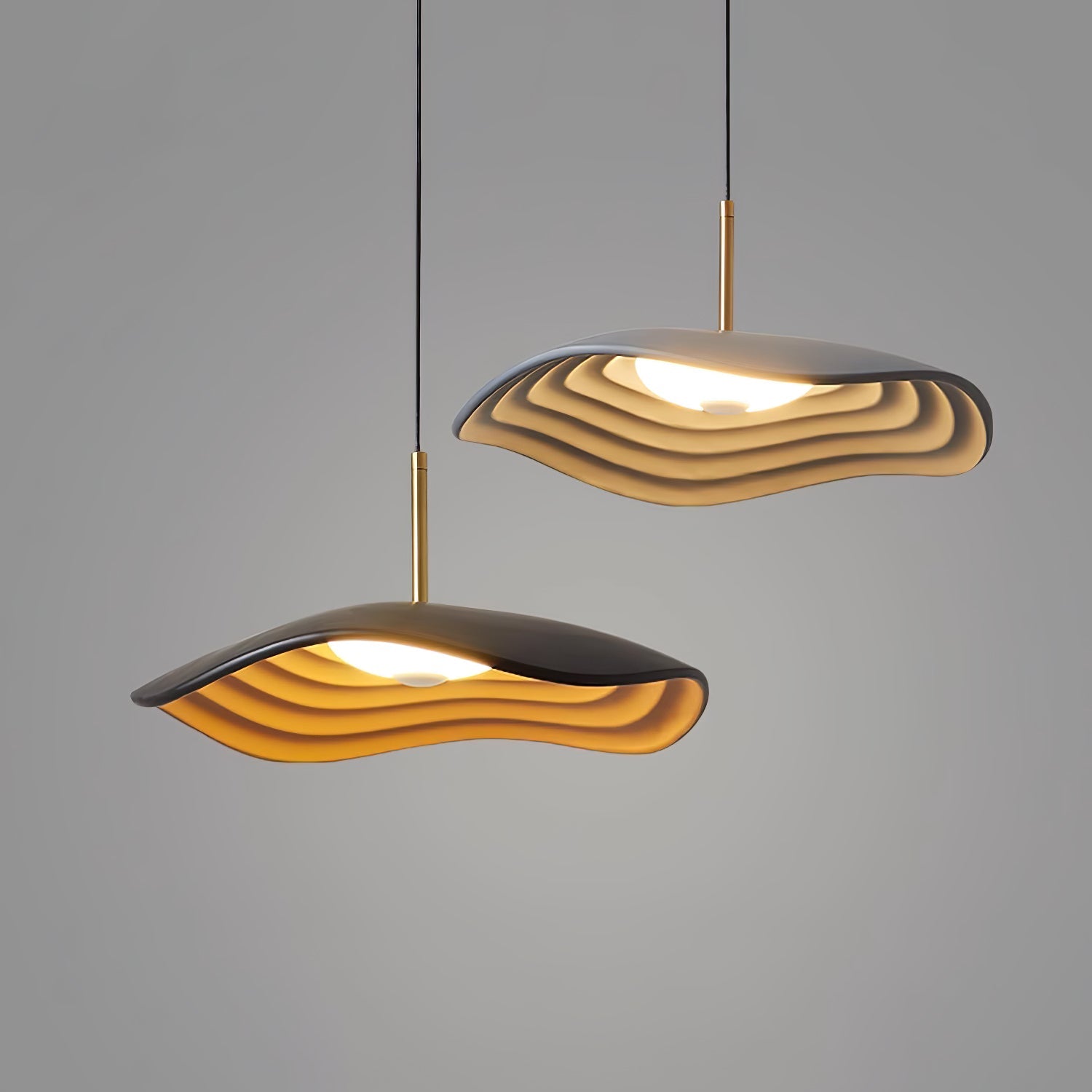 Maréva | Suspension LED – Courbes Élégantes et Éclat Raffiné