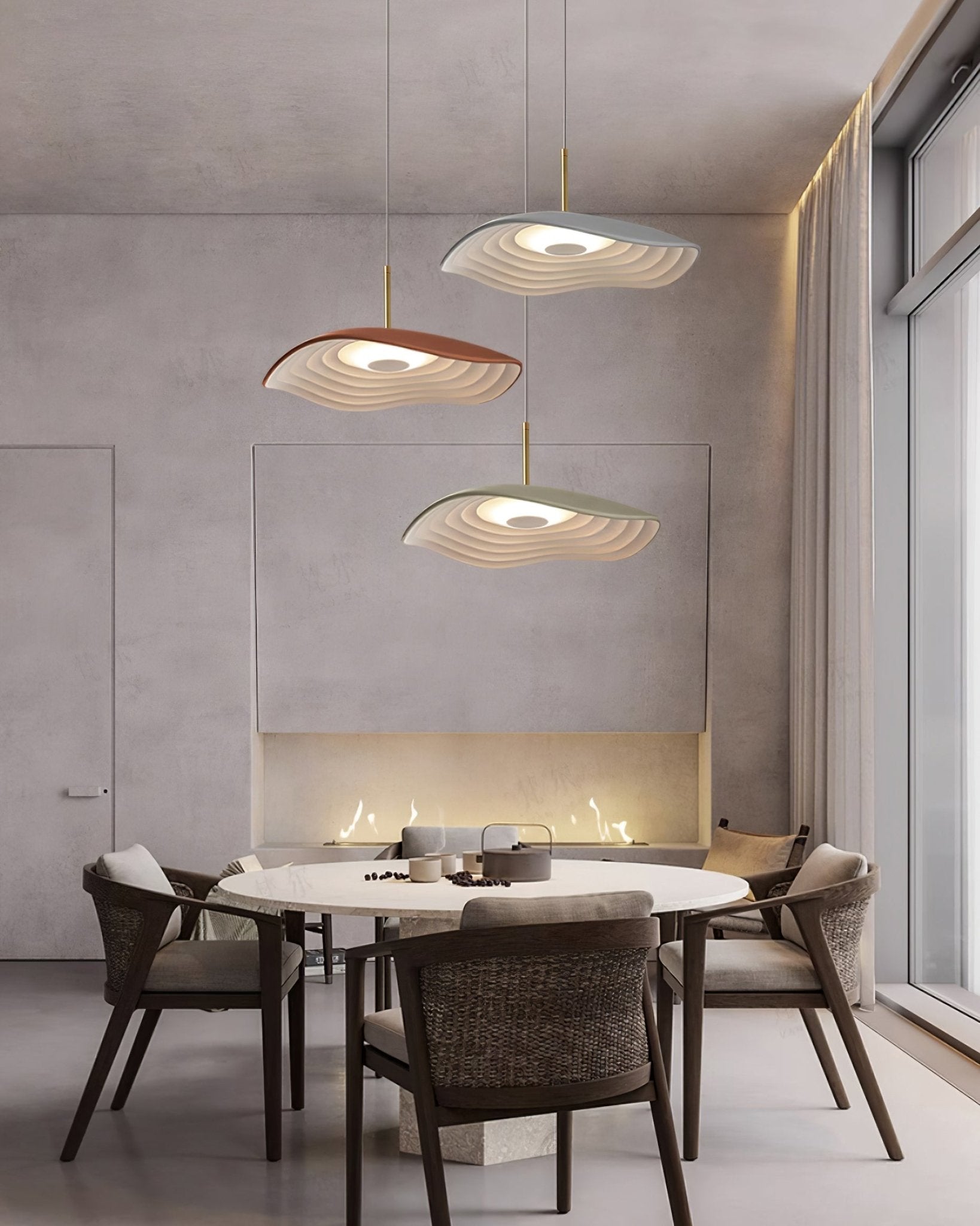Maréva | Suspension LED – Courbes Élégantes et Éclat Raffiné