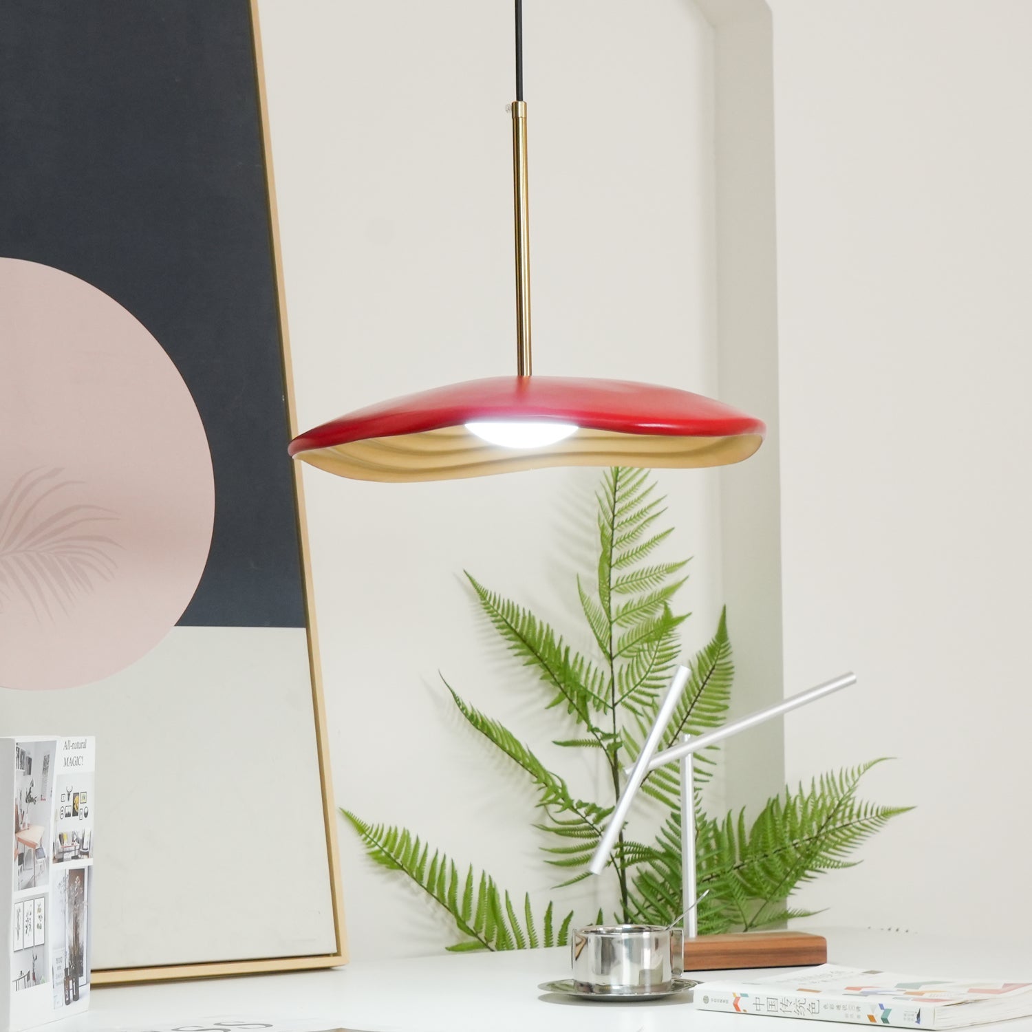 Maréva | Suspension LED – Courbes Élégantes et Éclat Raffiné