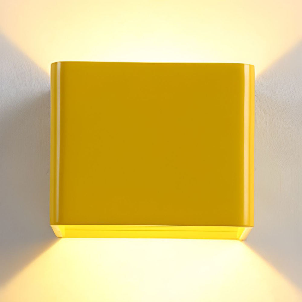 Walluxe - Applique Murale LED Compacte À Double Faisceau Jaune Lumière Chaude L10 X H8CM (5W)