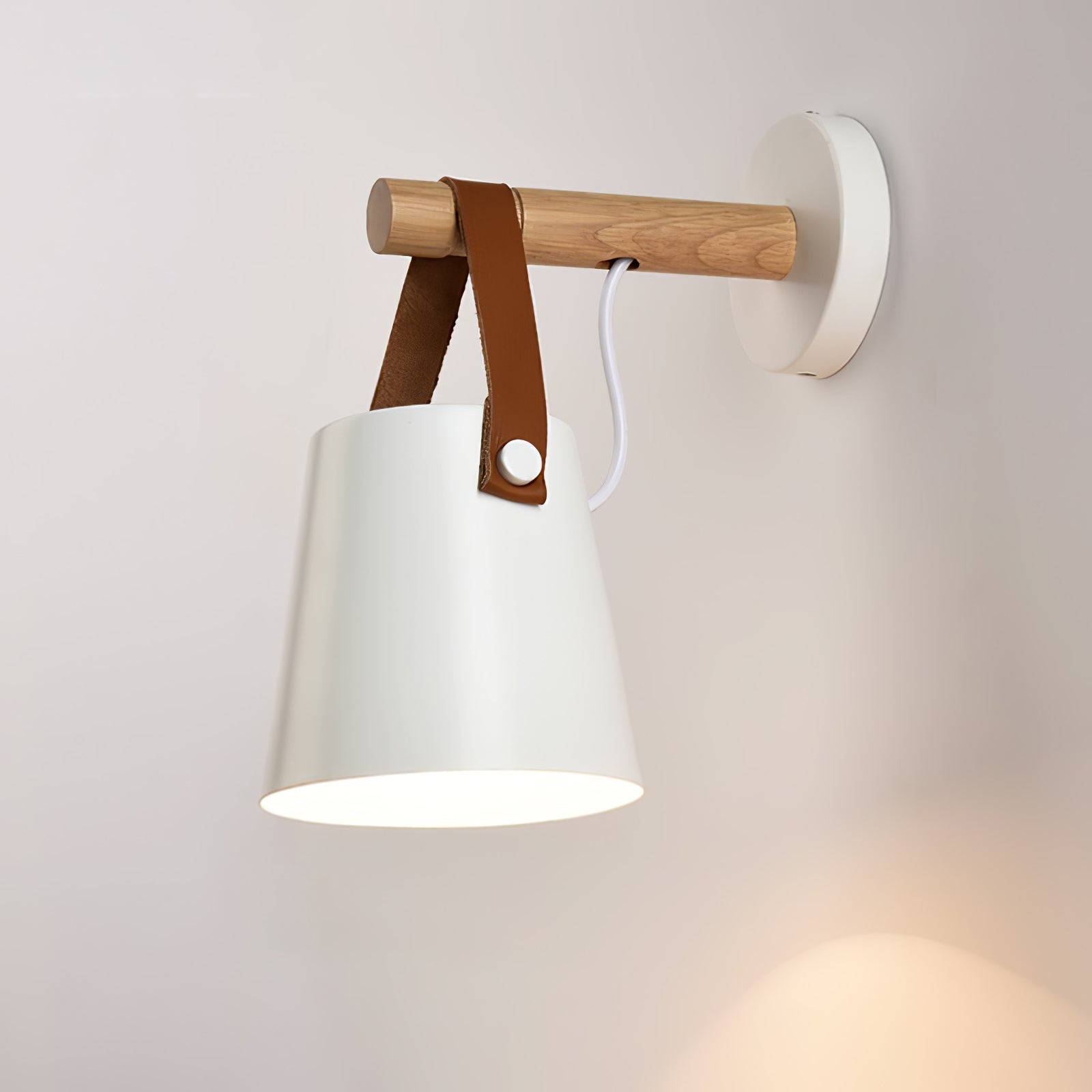 Lustora Applique Murale LED Bois – Élégance Naturelle et Moderne