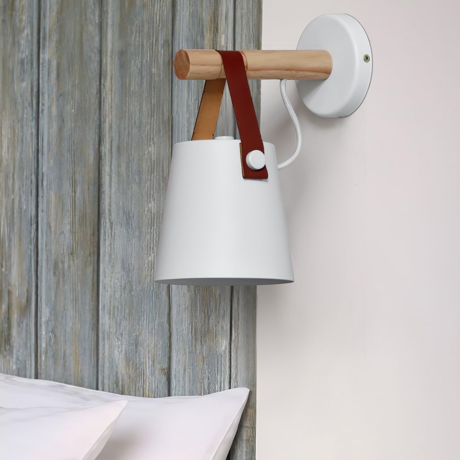 Lustora Applique Murale LED Bois – Élégance Naturelle et Moderne