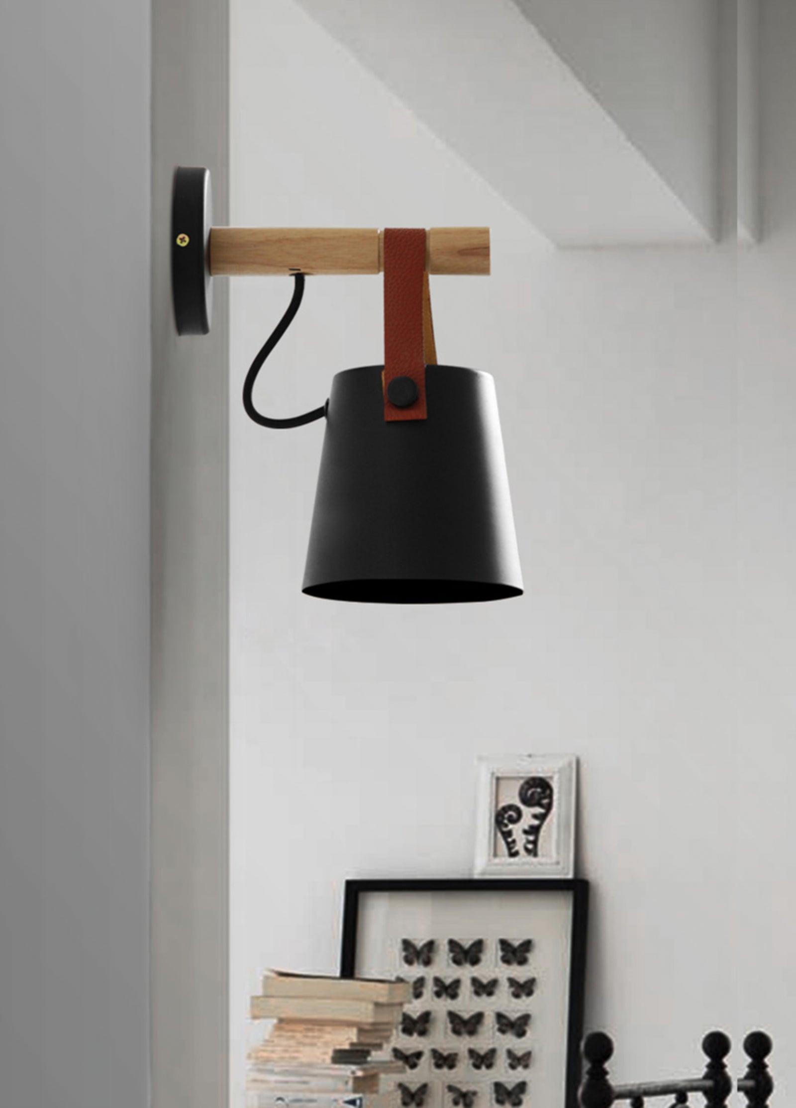 Lustora Applique Murale LED Bois – Élégance Naturelle et Moderne