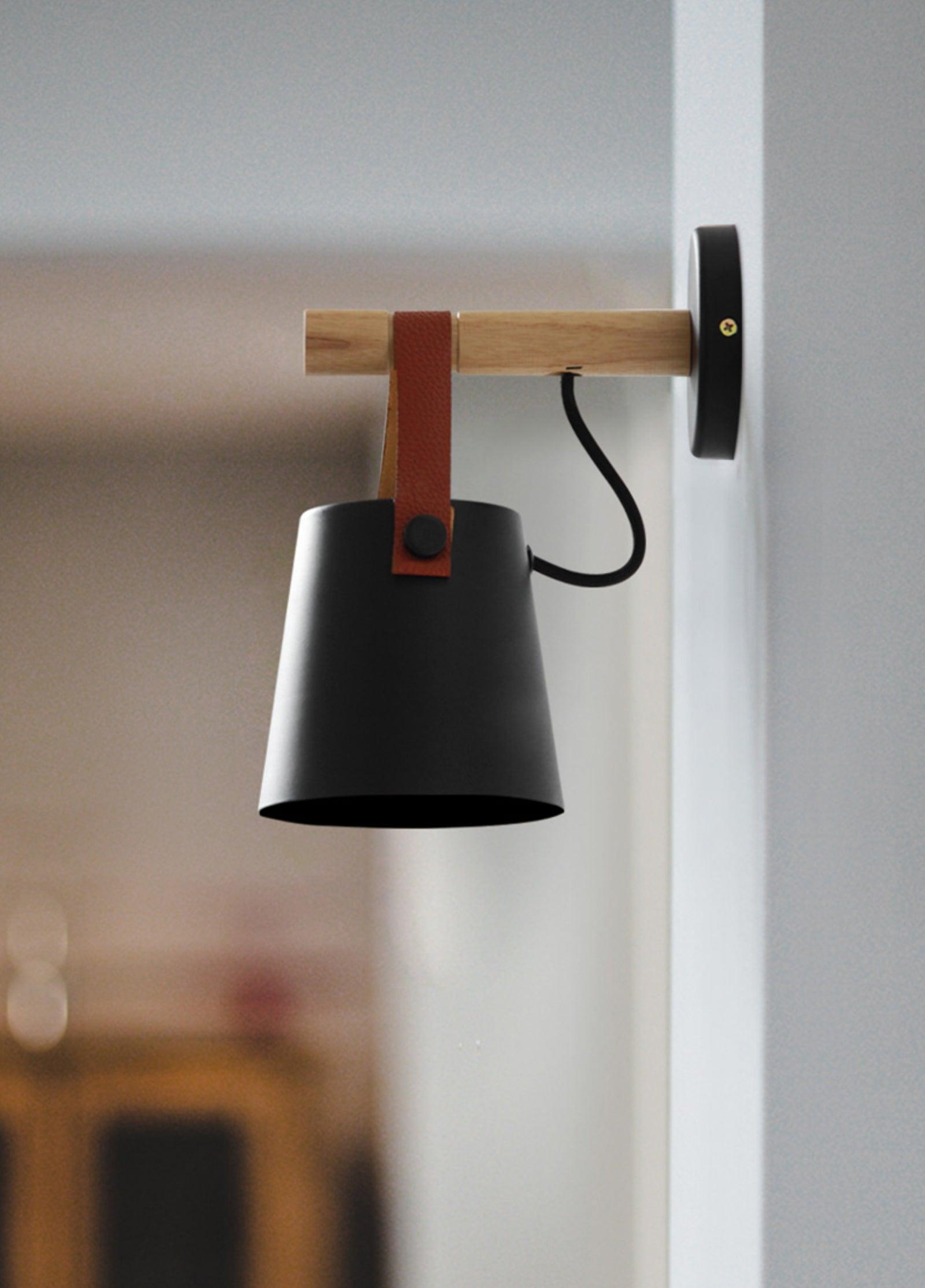 Lustora Applique Murale LED Bois – Élégance Naturelle et Moderne
