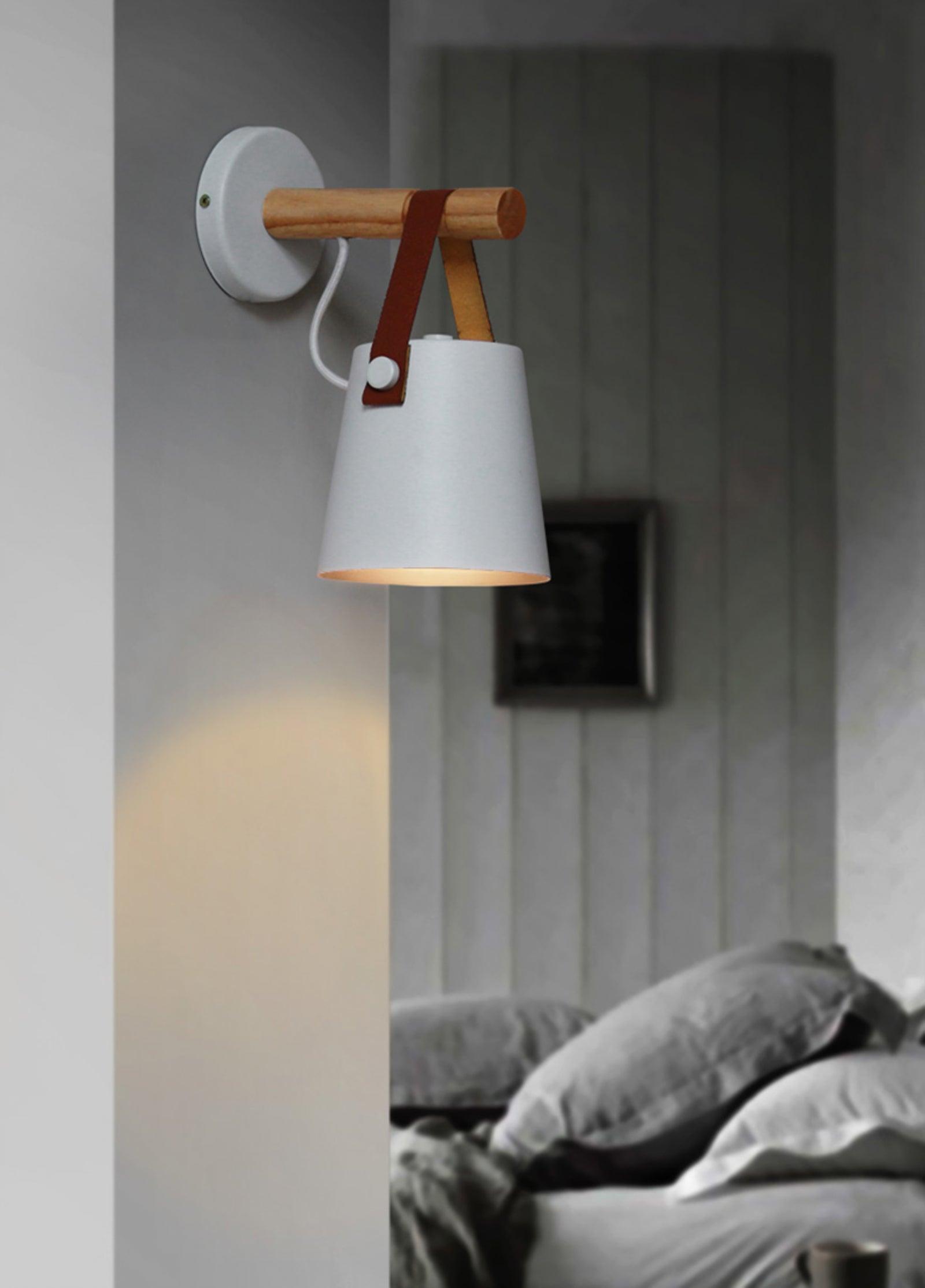 Lustora Applique Murale LED Bois – Élégance Naturelle et Moderne