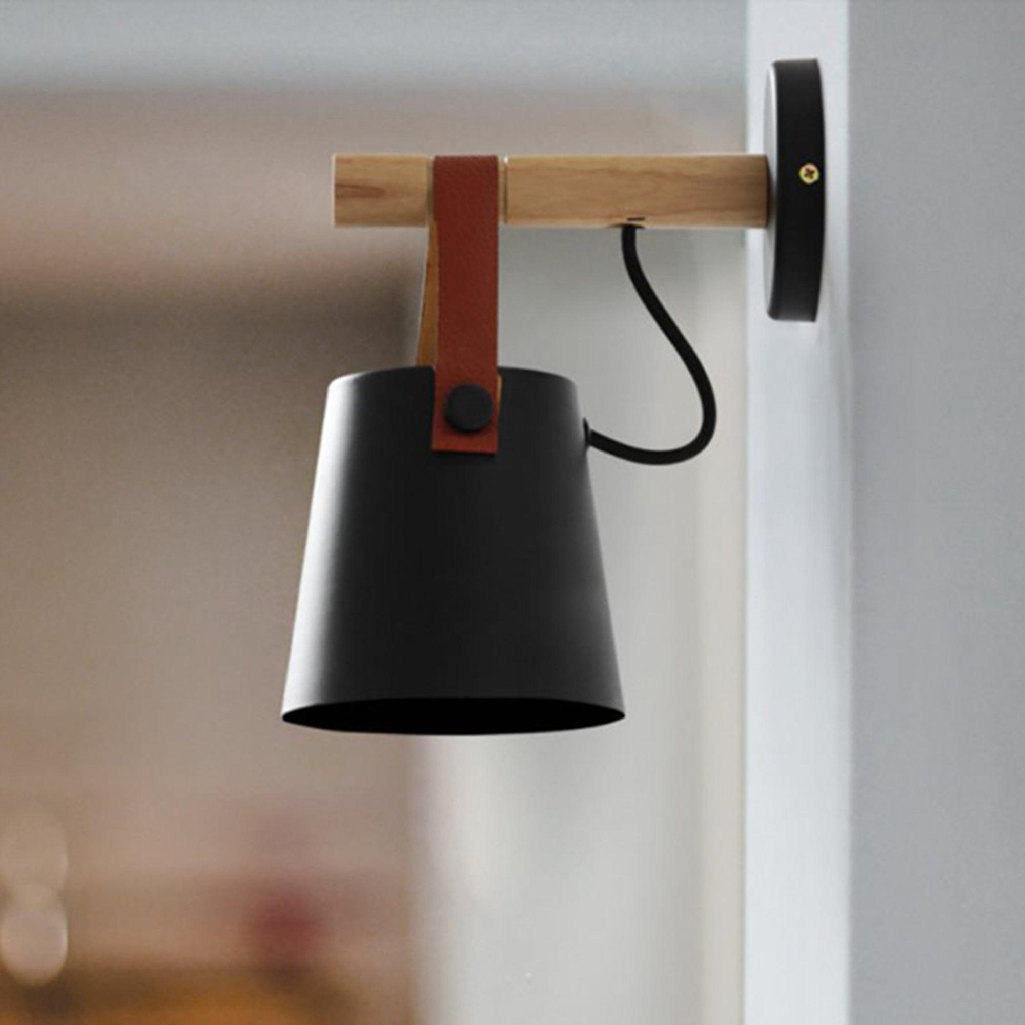 Lustora Applique Murale LED Bois – Élégance Naturelle et Moderne