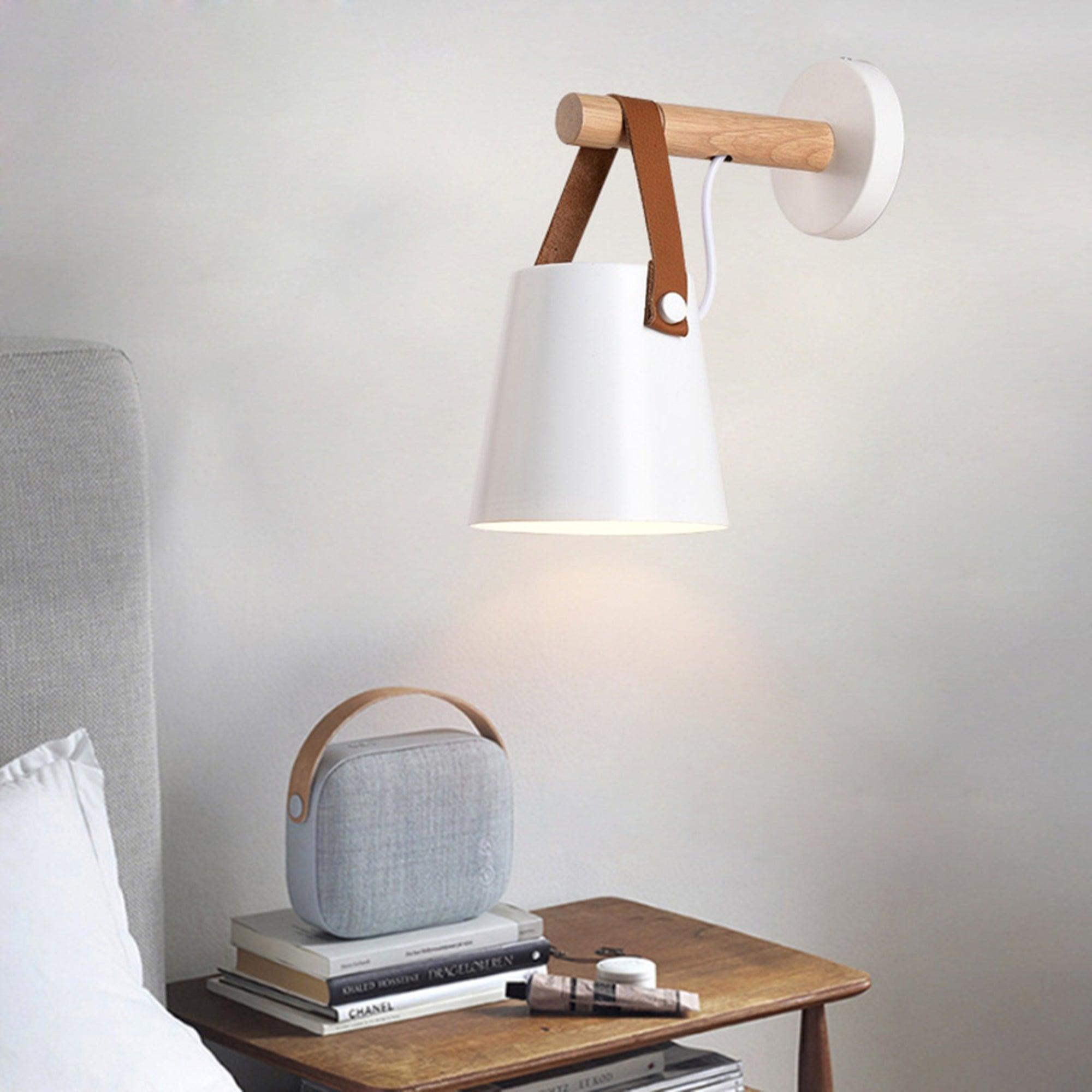 Lustora Applique Murale LED Bois – Élégance Naturelle et Moderne