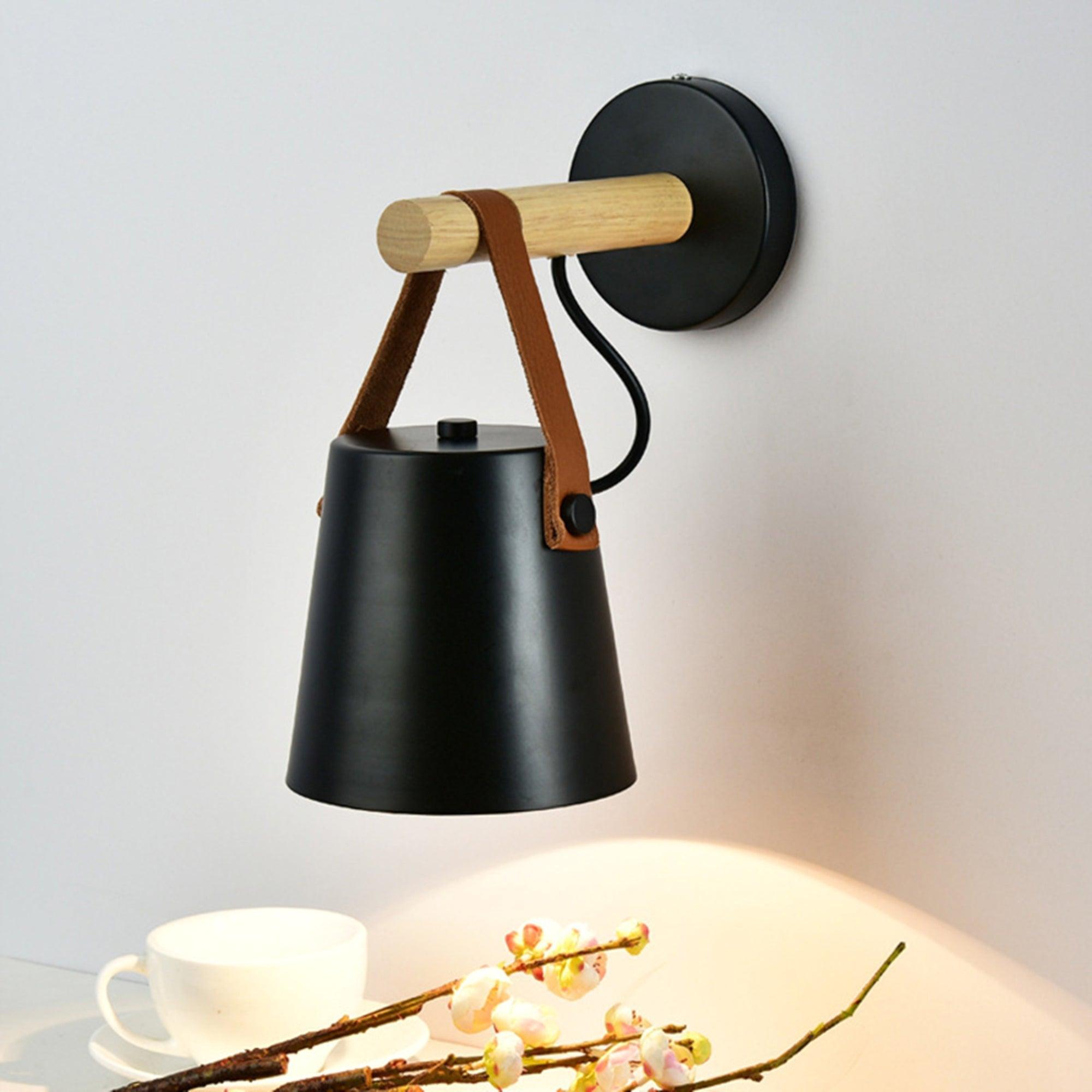 Lustora Applique Murale LED Bois – Élégance Naturelle et Moderne