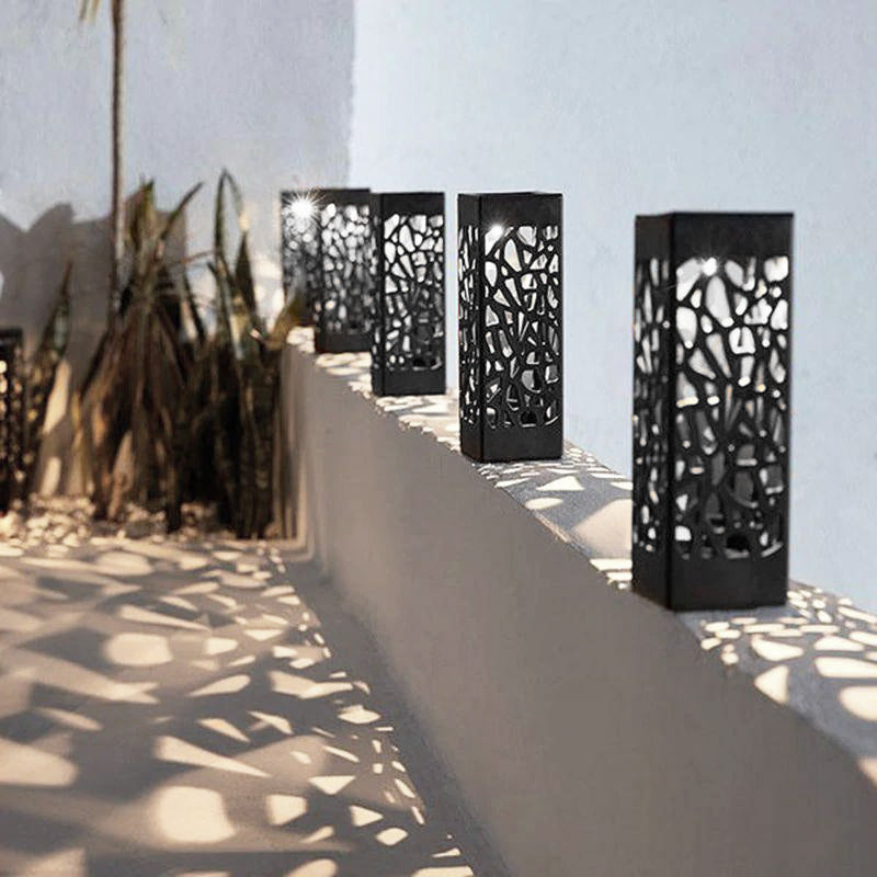 Albelle | Lampe de Jardin Solaire LED Ambiance Chaleureuse Blanc 2 lampes