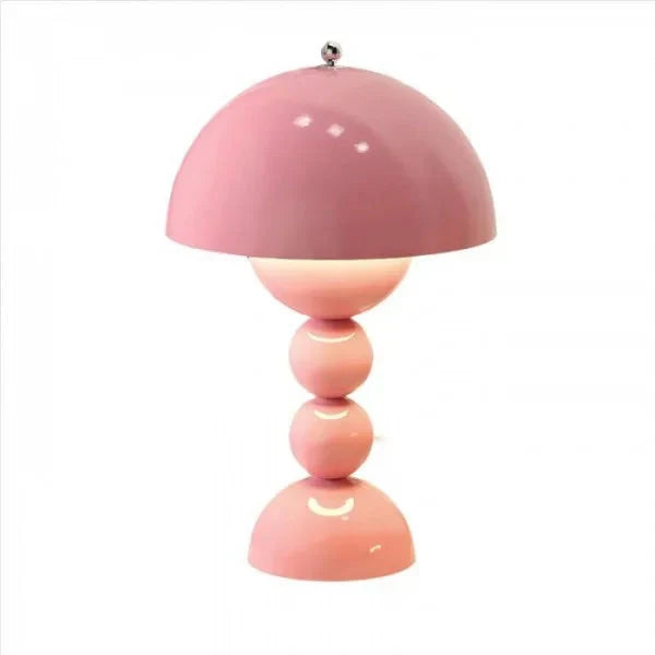 AuréaBloom | Lampe Macaron – Design Élégant et Ambiance Moderne Rose
