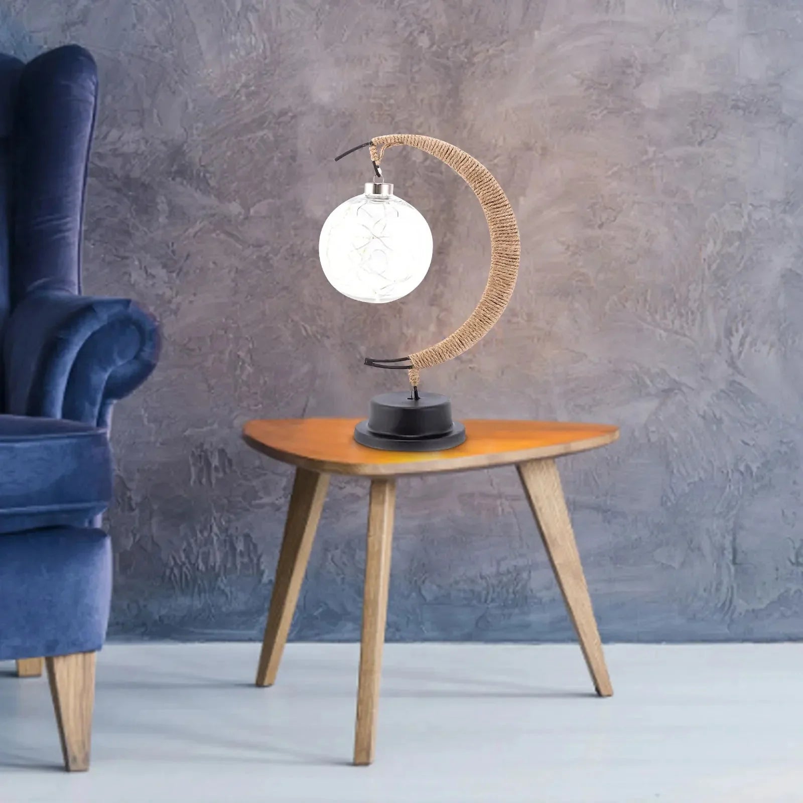Auréna | Lampe de Table – Design Lunaire et Élégance Étoilée