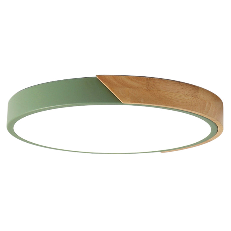 Aurévo | Plafonnier LED – Élégance Moderne et Détails en Bois