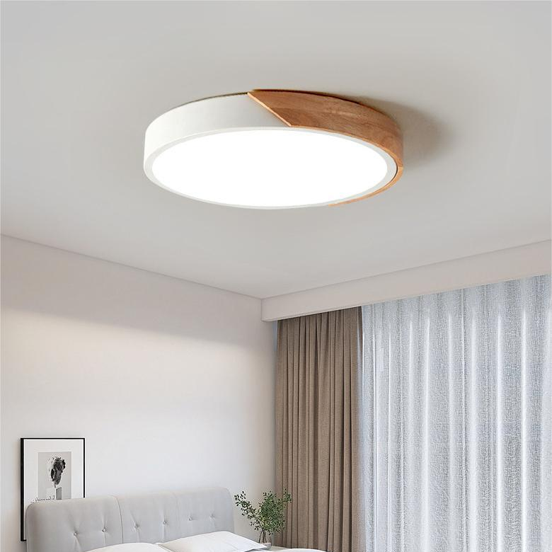 Auristal | Plafonnier LED Bois – Élégance Moderne et Scandinave
