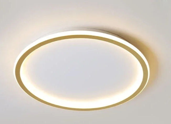 Aurovia | Lampe de Plafond LED – Ambiance Moderne et Élégante 20cm Or