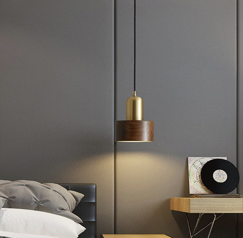 Boisélia | Suspension en Noyer – Éclairage Naturel et Élégant