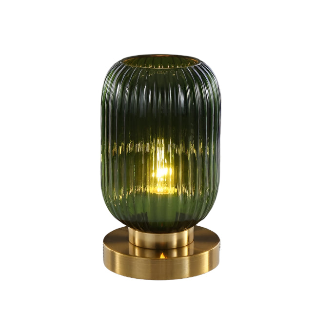 Célestia | Lampe de Table – Design Scandinave et Lumière Douce Vert 13cm