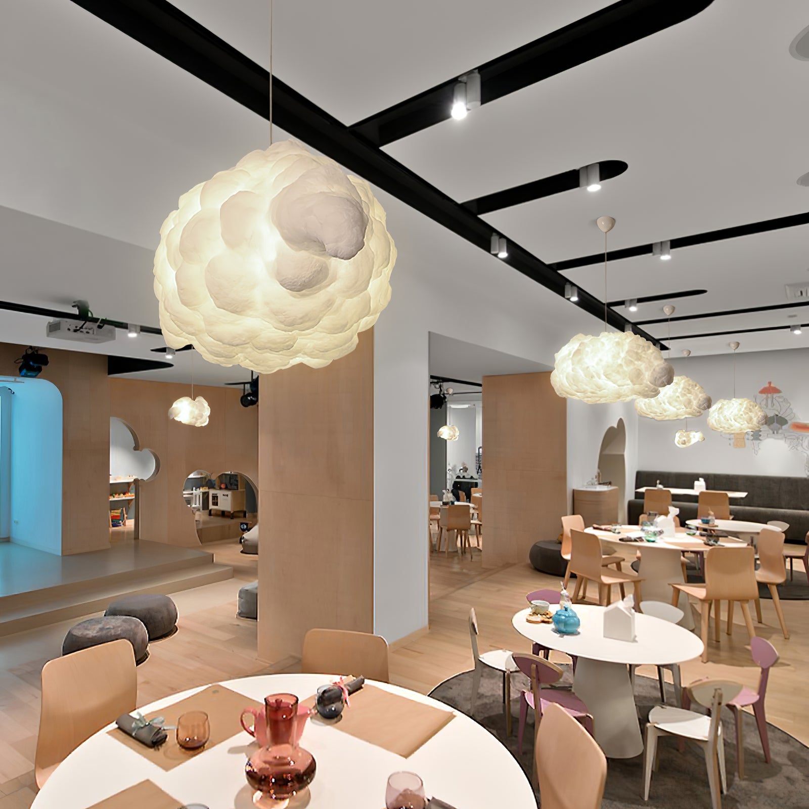 Céliora | Lustre Nuage – Ambiance Céleste et Atmosphère Relaxante