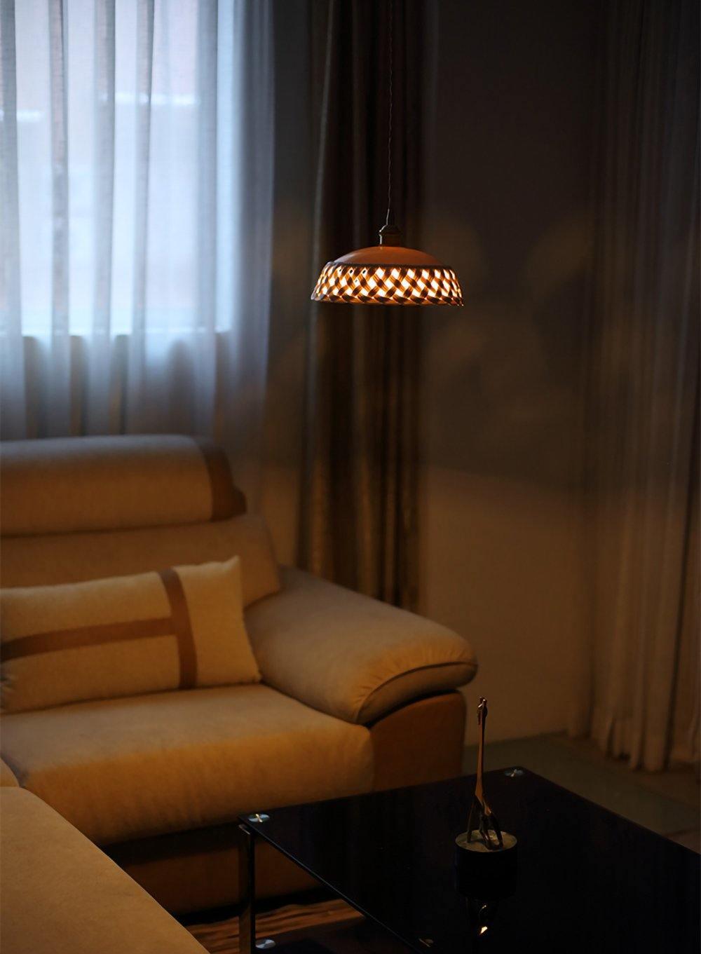 Céravelle | Lampe Suspendue – Céramique artisanale émail blanc mat