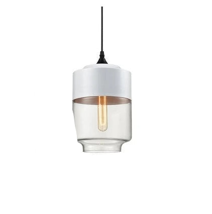 Clairnova | Suspension Design – Édition Limitée et Lueur Chaleureuse Blanc Cylindre large | Transparent