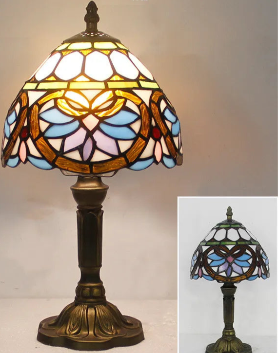 Clémoire | Lampe de Table – Élégance Vintage en Verre Mosaïque 7