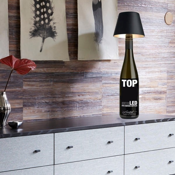 Vinélis | Lampe Bouteille – Élégance Moderne et Rechargeable