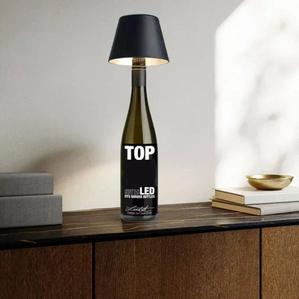 Vinélis | Lampe Bouteille – Élégance Moderne et Rechargeable